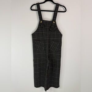 Women's Overall Cropped Jumpsuit - Medium